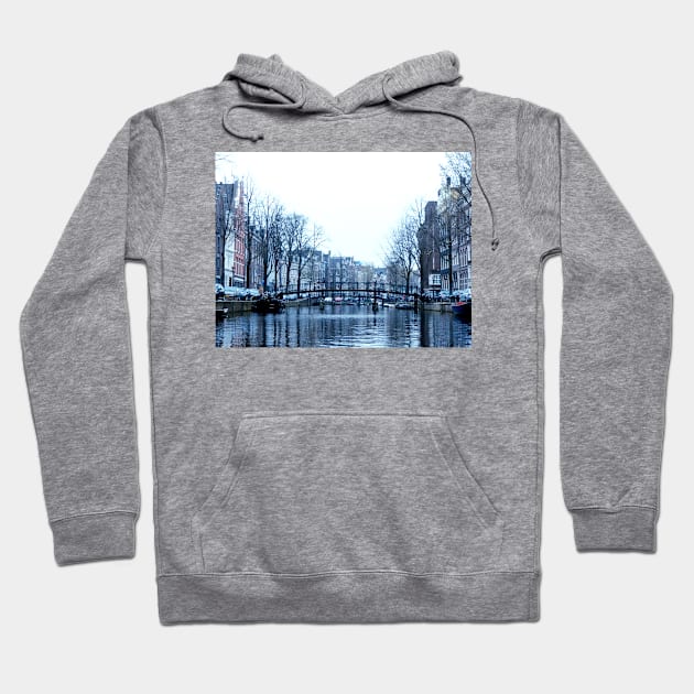 Landscape photo Amsterdam canals Hoodie by marghe41